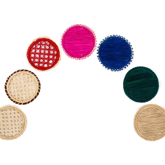 Straw Coasters- Azul - Picture 4 of 4